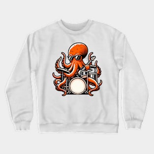 Octopus rock star Crewneck Sweatshirt